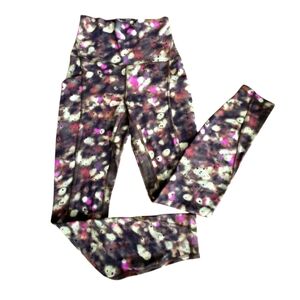 Lululemon Align High-Rise Pant 25" Soft Focus Splatter Green Multi Size 2